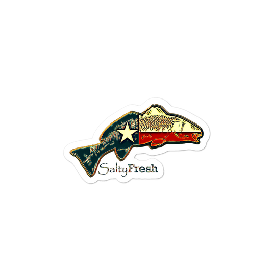 Texas Rustic Redfish Bubble-free sticker