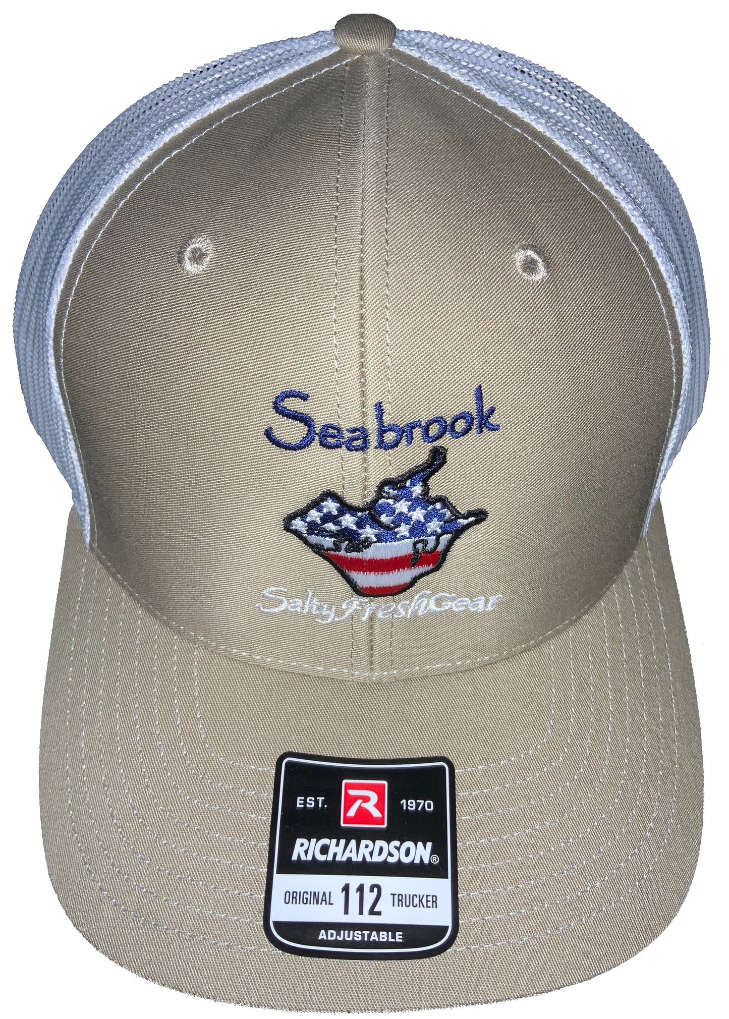 Seabrook Island Stars and Stripes Richardson 112 Hat.