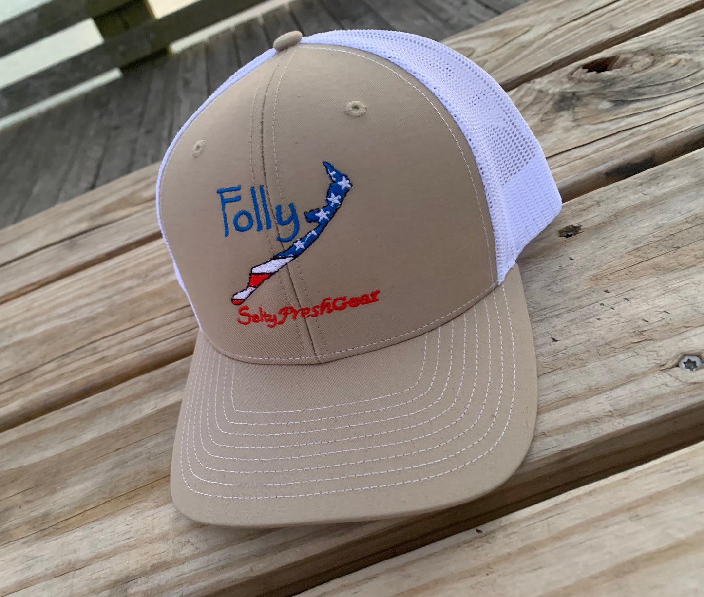 Folly Beach Stars and Stripes Richardson 112 Hat