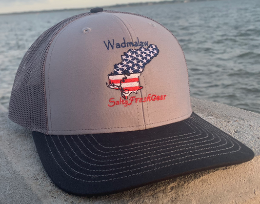 Wadmalaw Island Stars and Stripes Richardson 112 Hat