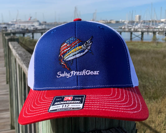 SFG Marlin American Flag Richardson 112 Hat