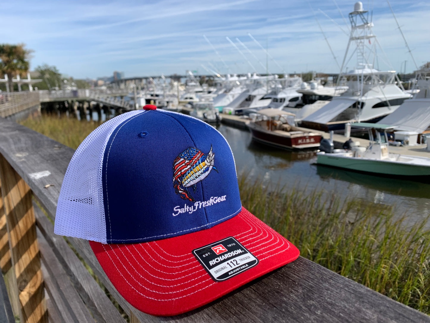 SFG Marlin American Flag Richardson 112 Hat