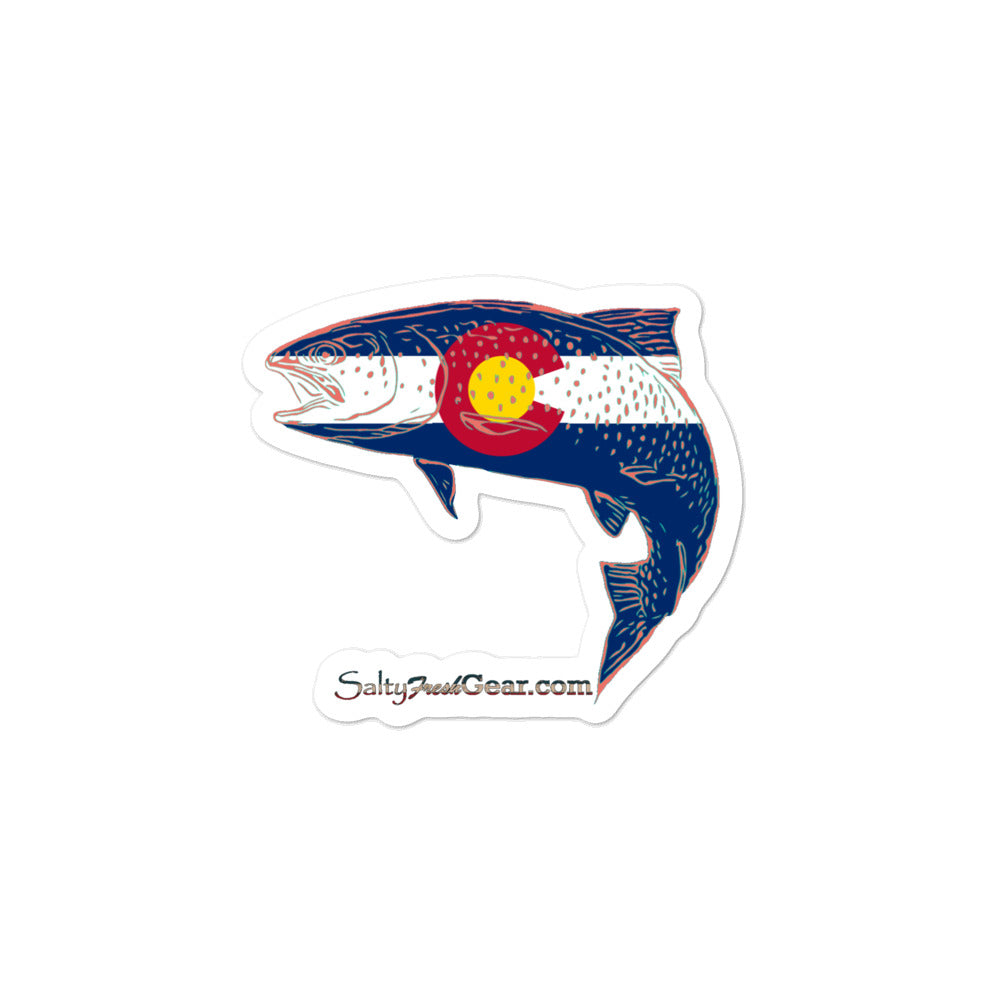 Colorado Trout Bubble-free stickers