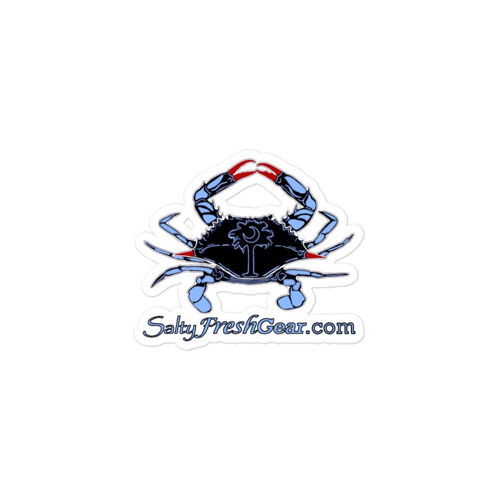 South Carolina Blue Crab Bubble-free sticker