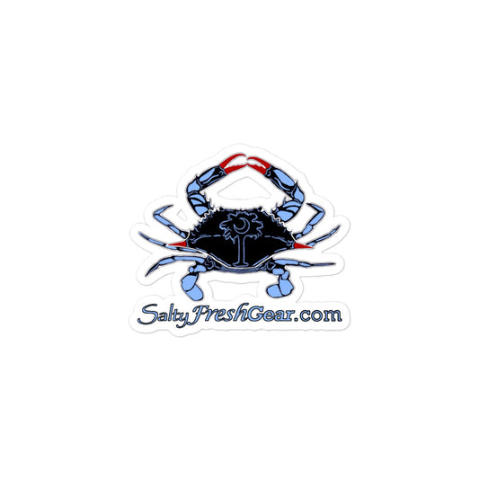 South Carolina Blue Crab Bubble-free sticker