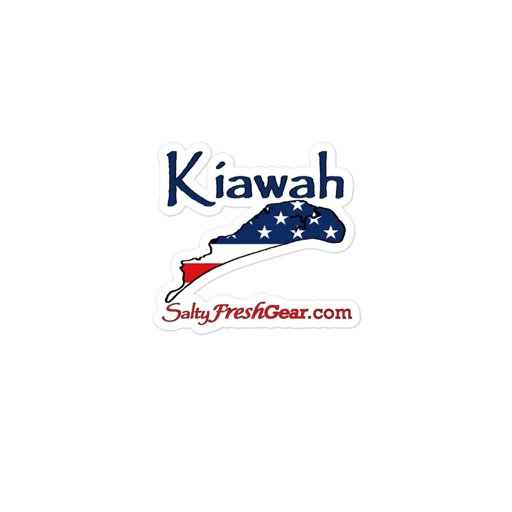 Kiawah Island Bubble-free sticker