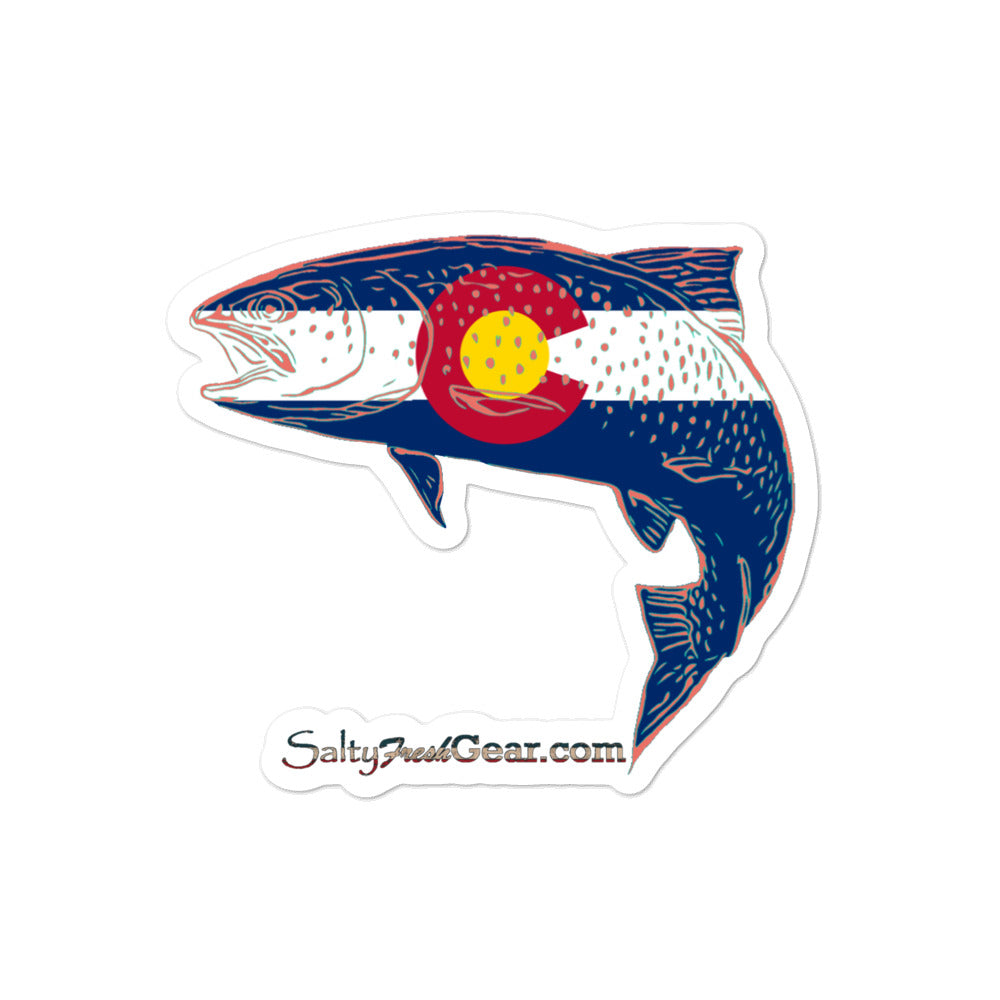 Colorado Trout Bubble-free stickers