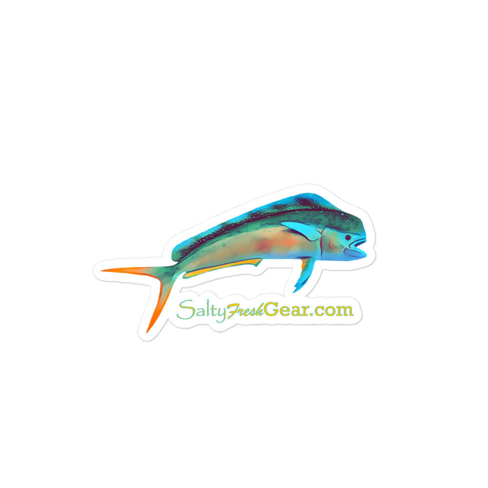 Mahi Mahi Bubble-free sticker