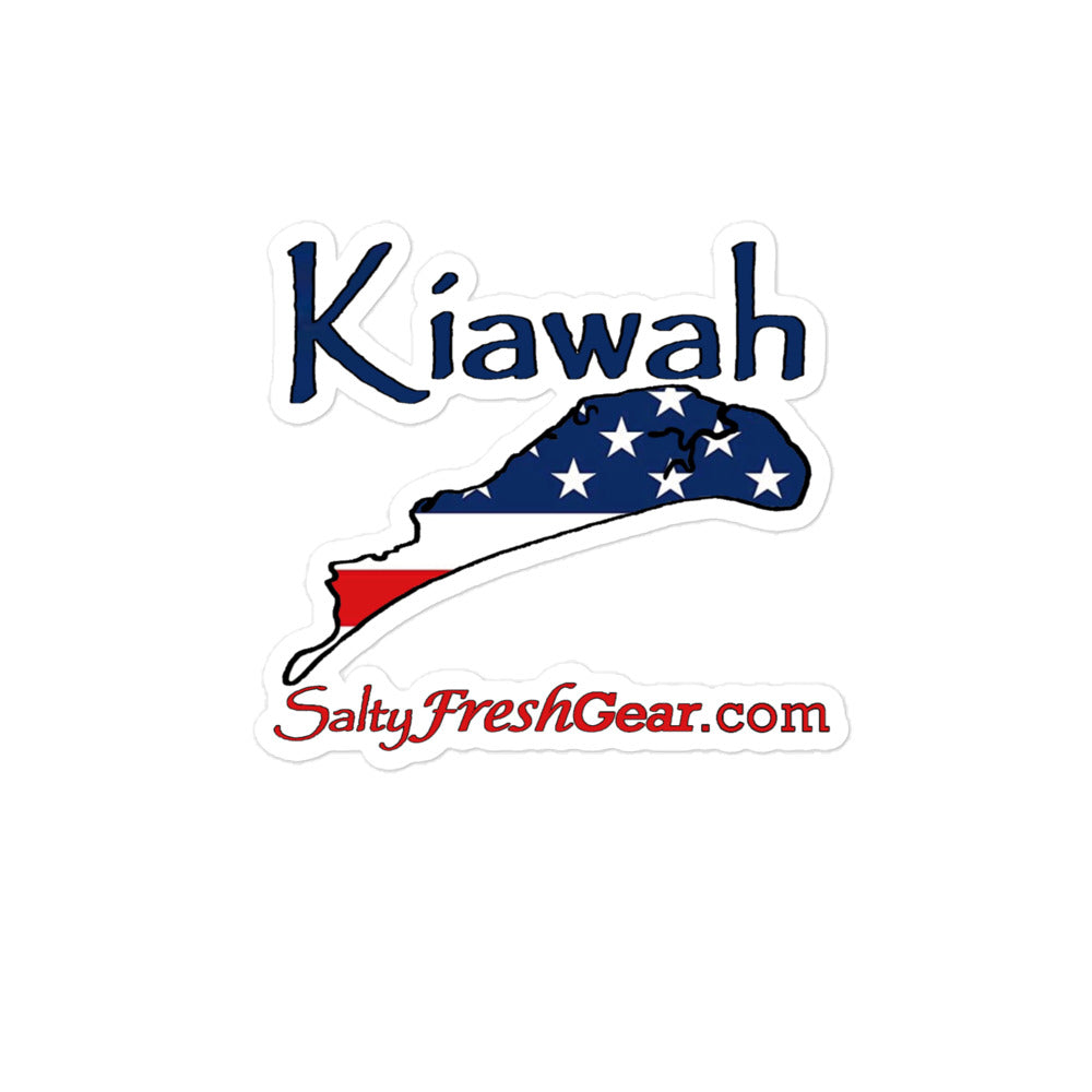 Kiawah Island Bubble-free sticker