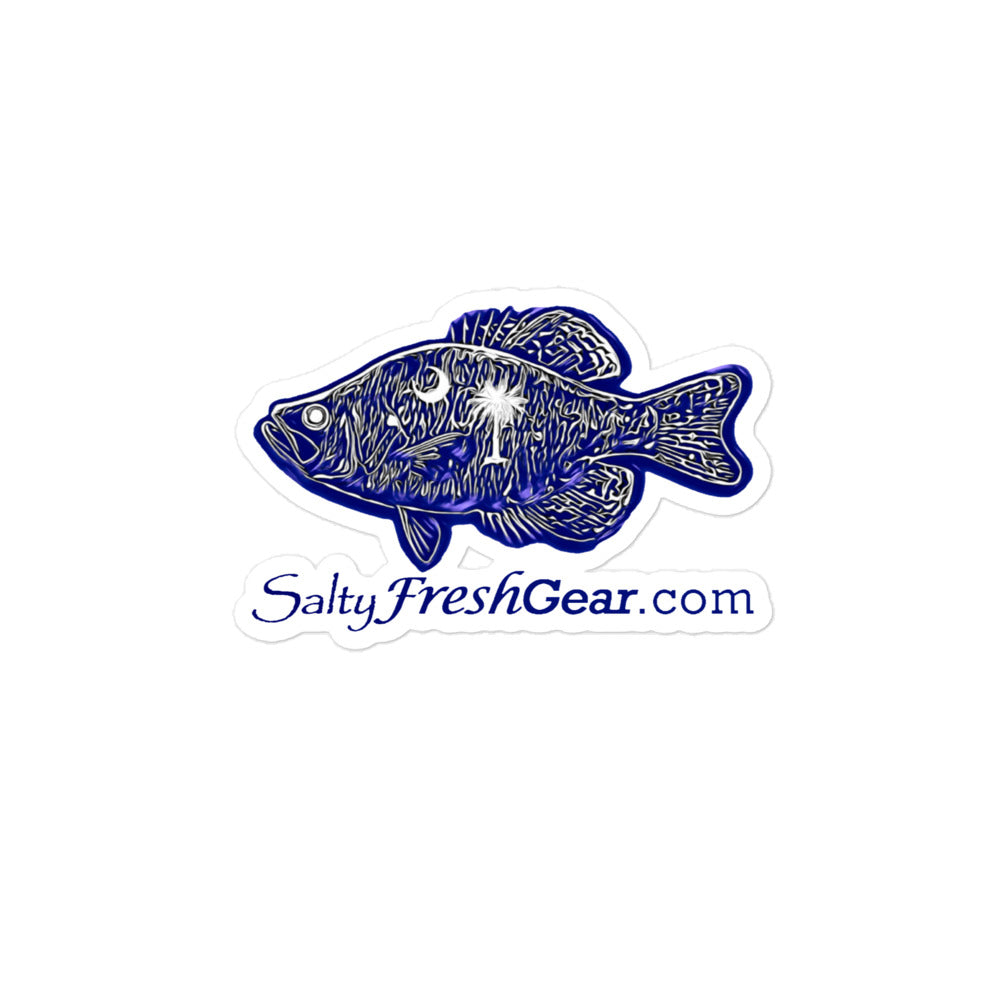 South Carolina Crappie Bubble-free sticker