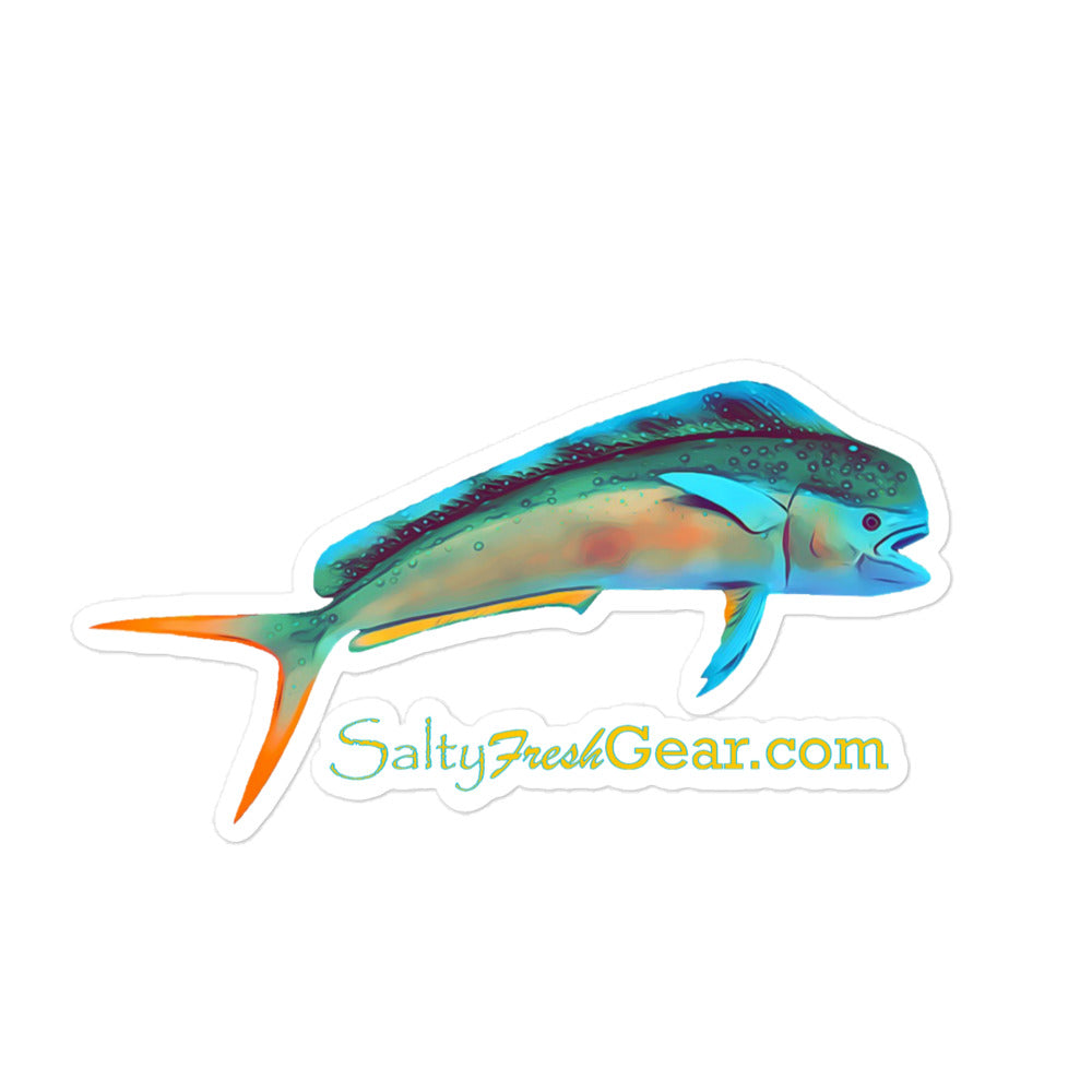 Mahi Mahi Bubble-free sticker