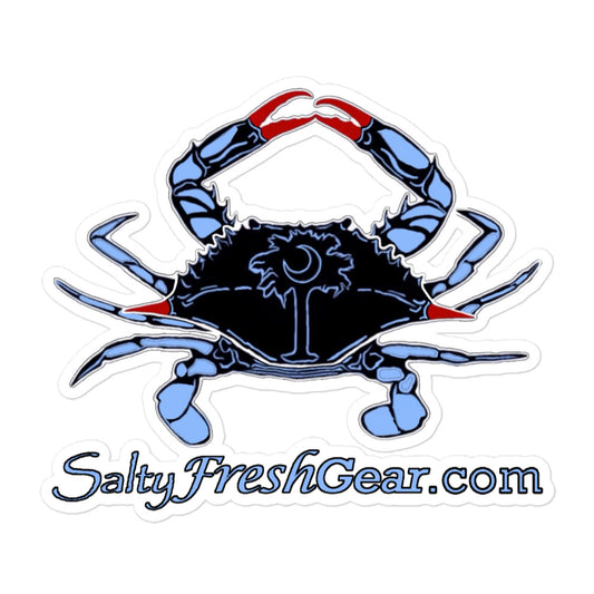 South Carolina Blue Crab Bubble-free sticker