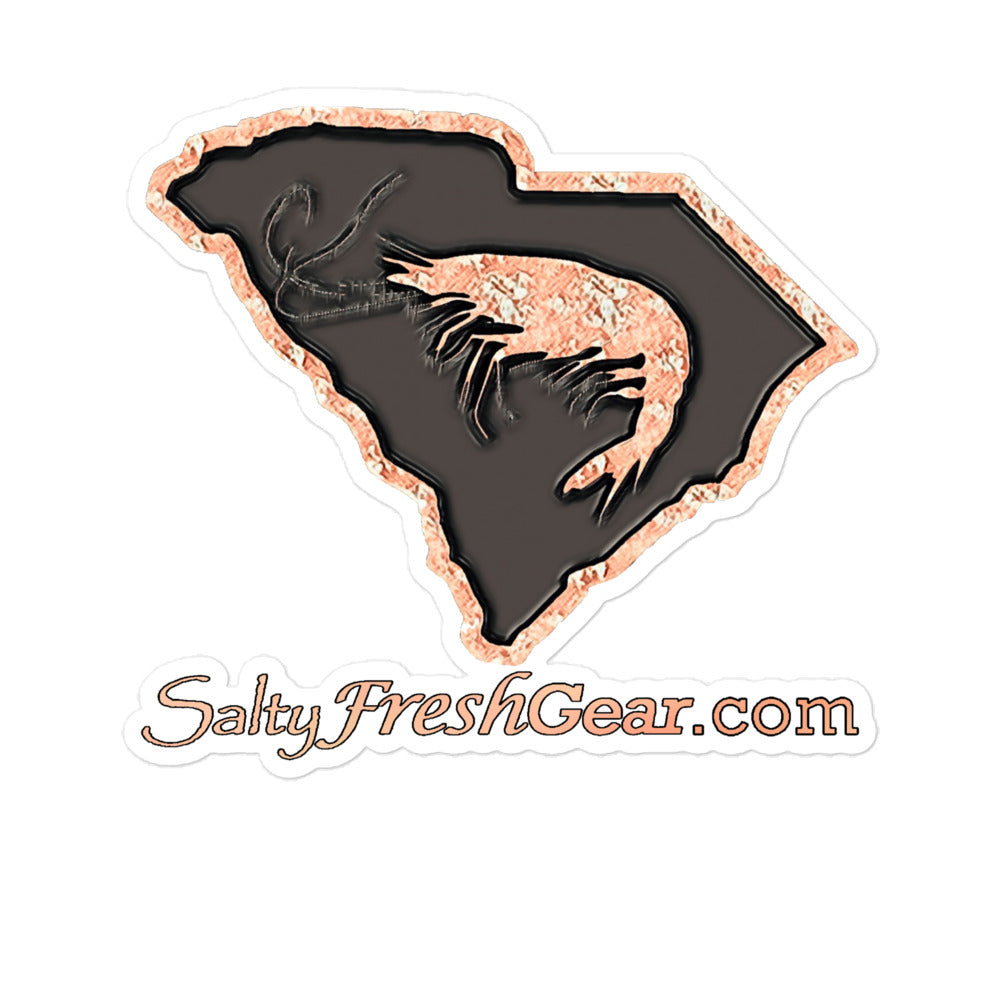 South Carolina Shrimp Bubble-free stickers