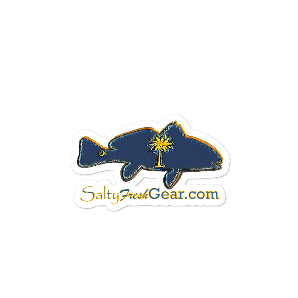South Carolina Redfish Bubble-free stickers – SaltyFreshGear