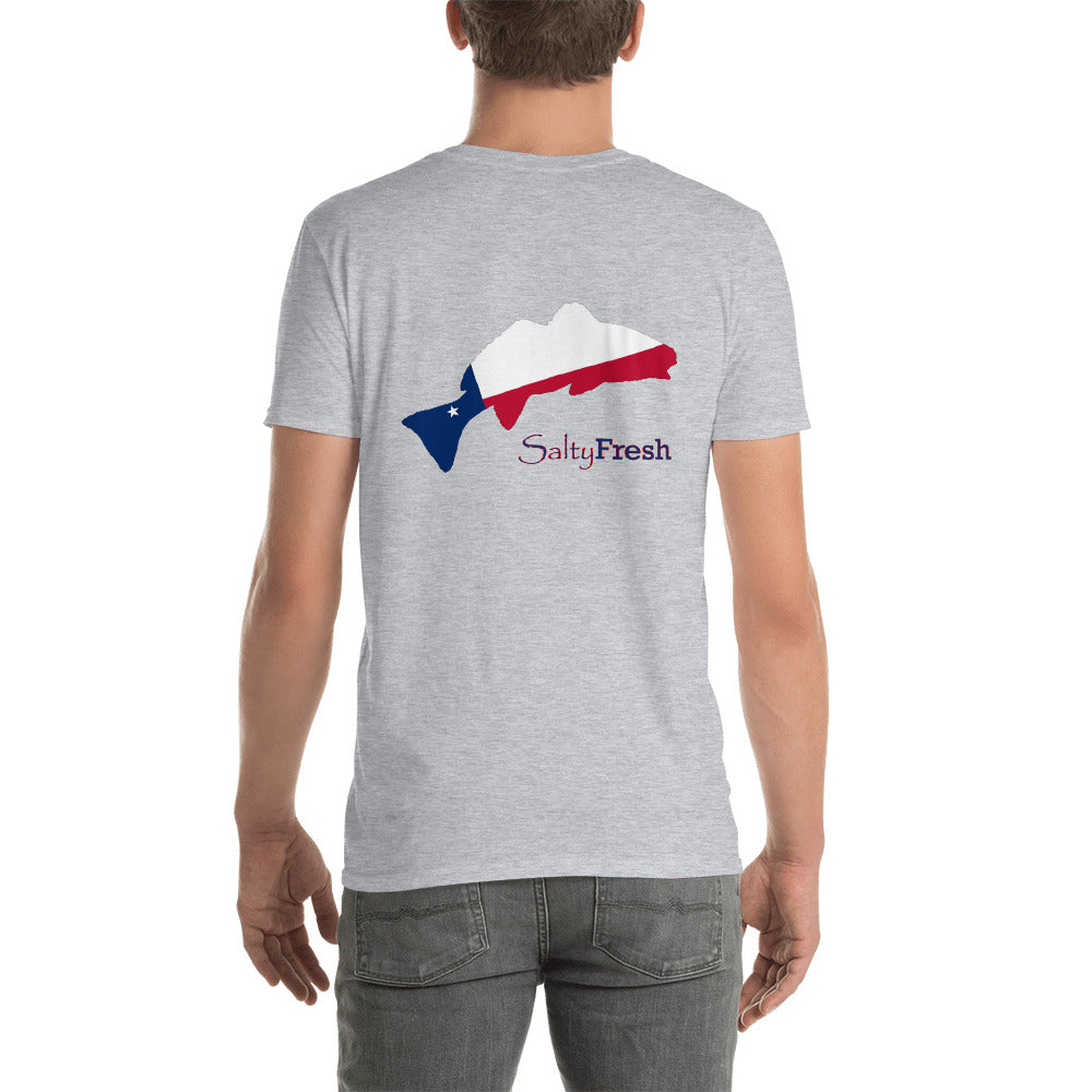 Texas Flag Red Drum Short-Sleeve Unisex T-Shirt