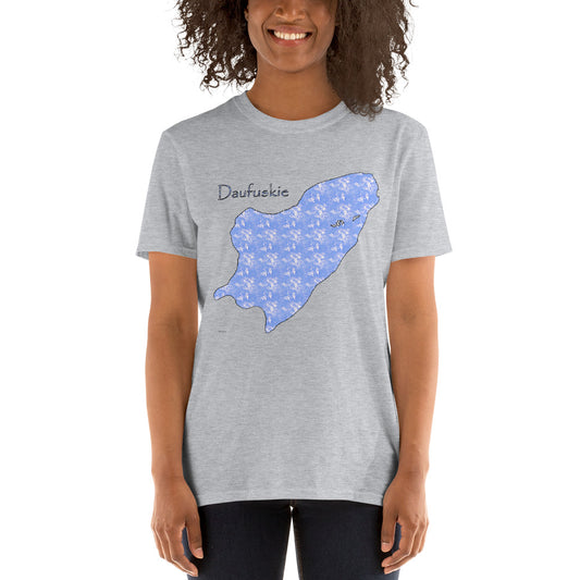 Daufuskie Island Blue Cloud Short-Sleeve Unisex T-Shirt