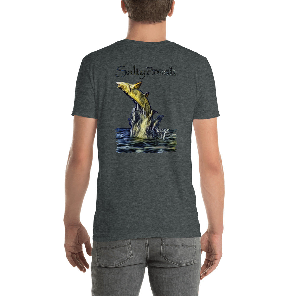 Jumping Tarpon Short-Sleeve Unisex T-Shirt