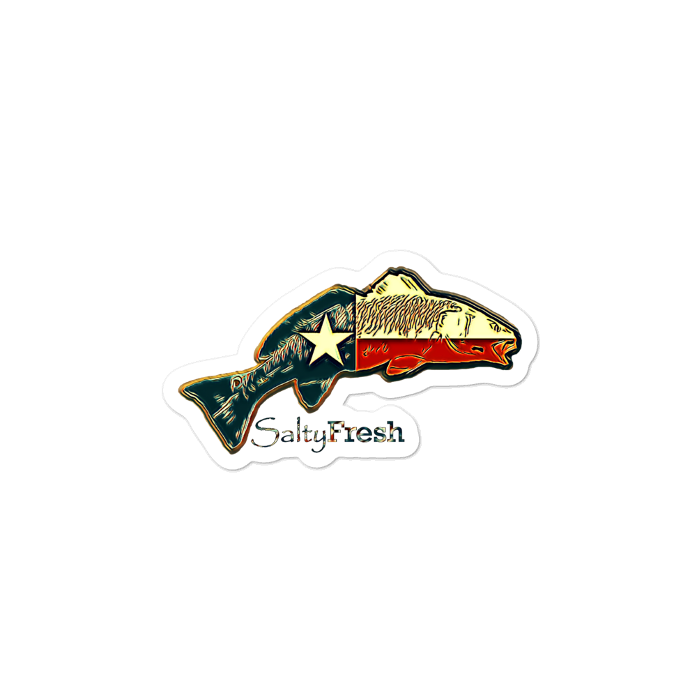 Texas Rustic Redfish Bubble-free sticker