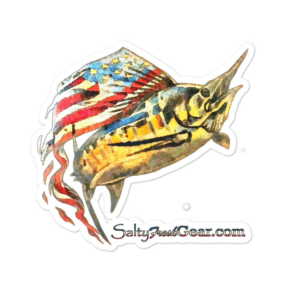 American Sailfish Bubble-free stickers