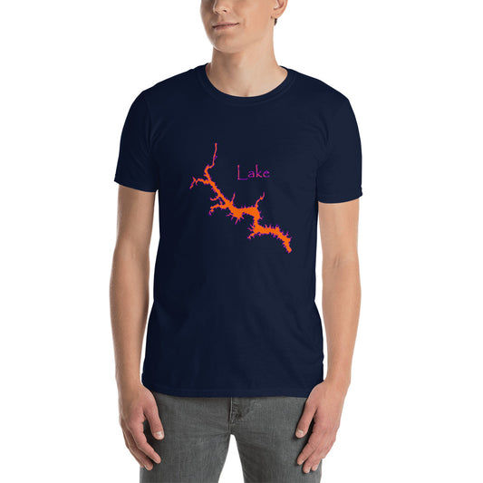 Lake Wateree Orange Purple Short-Sleeve Unisex T-Shirt