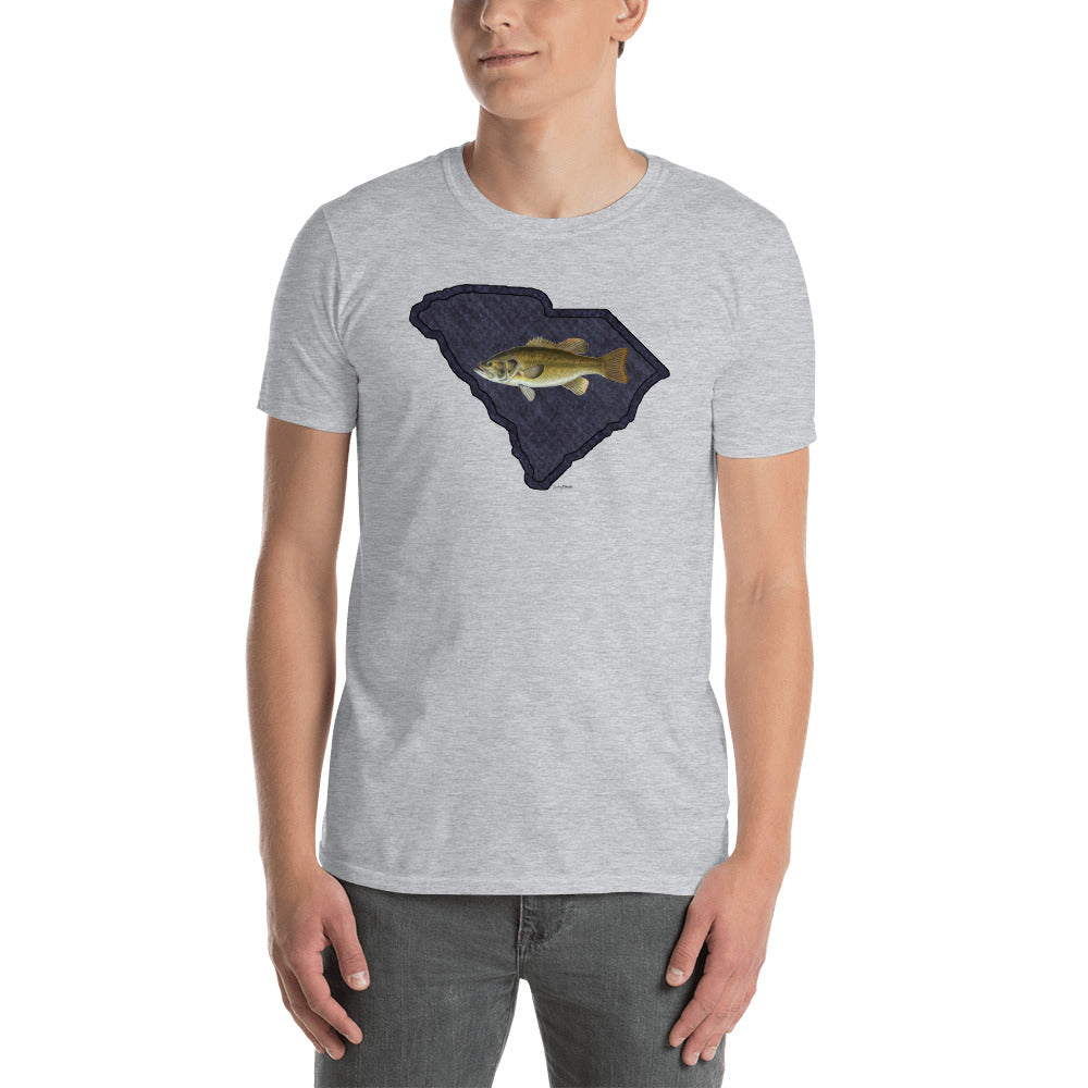 South Carolina Largemouth Bass Short-Sleeve Unisex T-Shirt