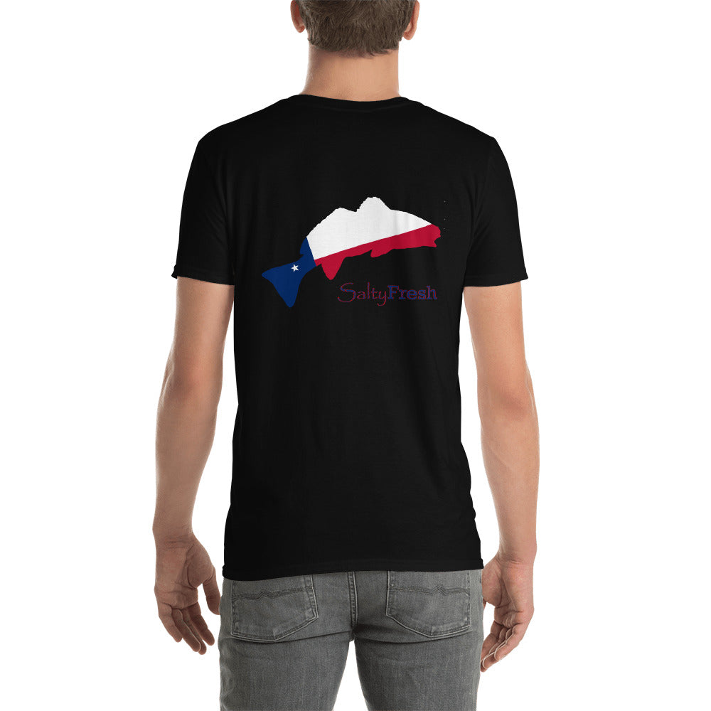 Texas Flag Red Drum Short-Sleeve Unisex T-Shirt