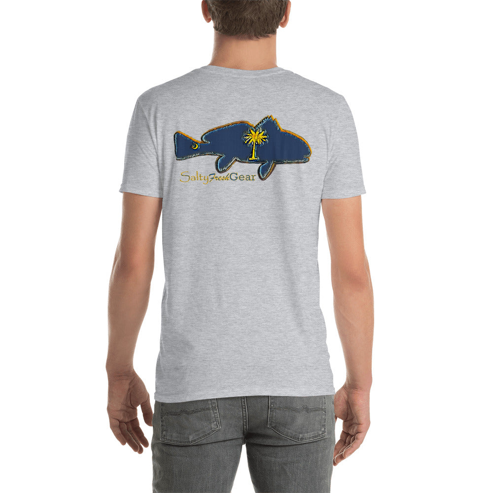 South Carolina Flag Spottail Short-Sleeve Unisex T-Shirt