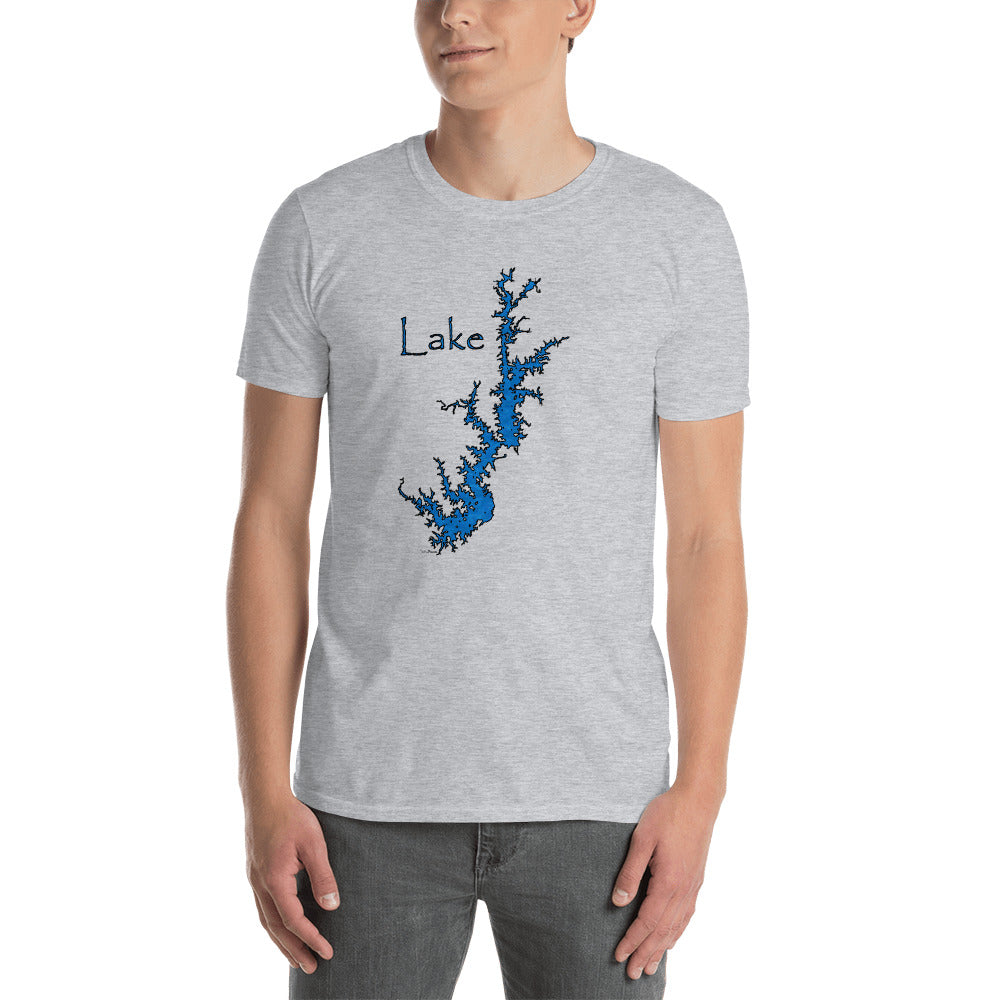 Lake Keowee Blue Water Short-Sleeve Unisex T-Shirt