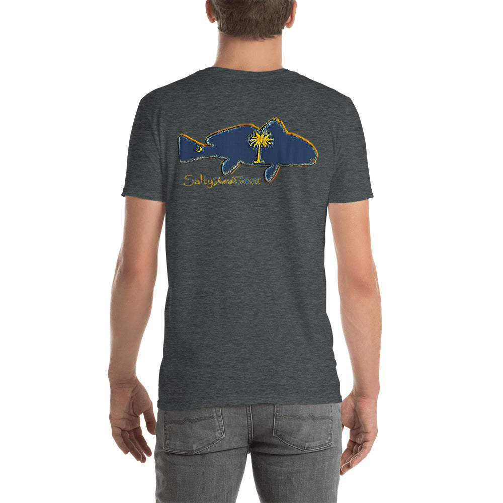 South Carolina Flag Spottail Short-Sleeve Unisex T-Shirt