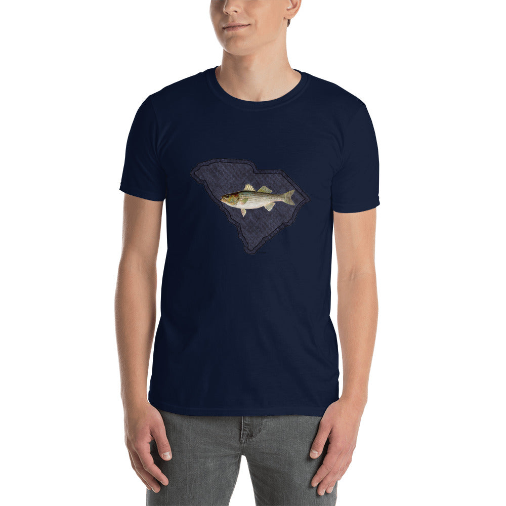 South Carolina Striped Bass Short-Sleeve Unisex T-Shirt