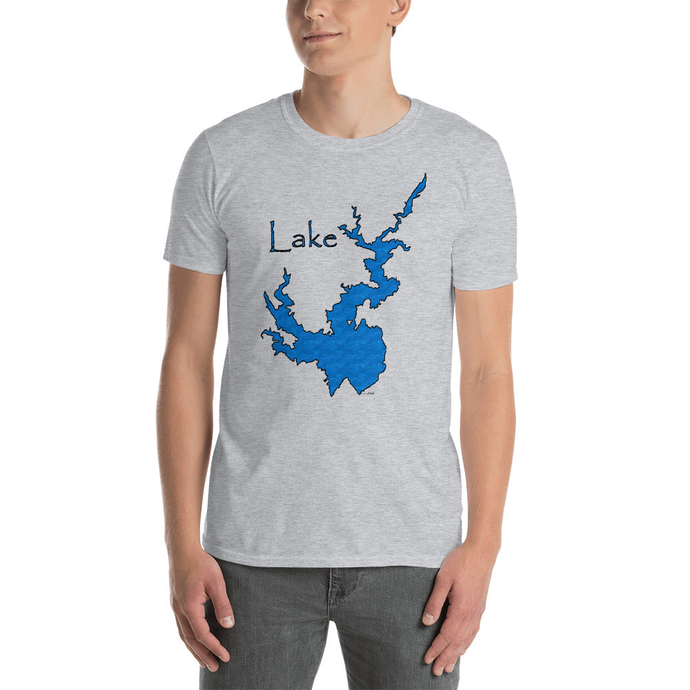 Lake Jocassee Blue Water Short-Sleeve Unisex T-Shirt