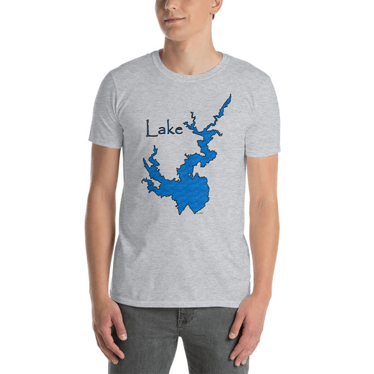 Lake Jocassee Blue Water Short-Sleeve Unisex T-Shirt