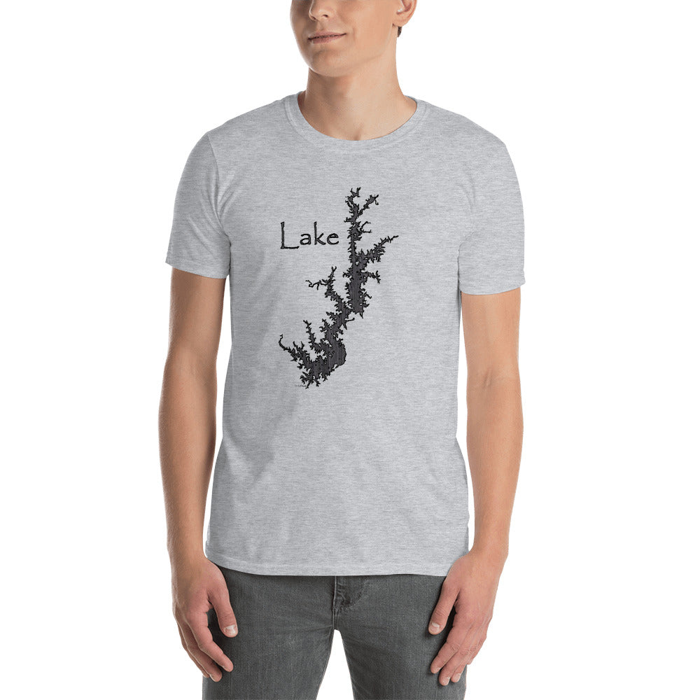 Lake Keowee Graphite Short-Sleeve Unisex T-Shirt