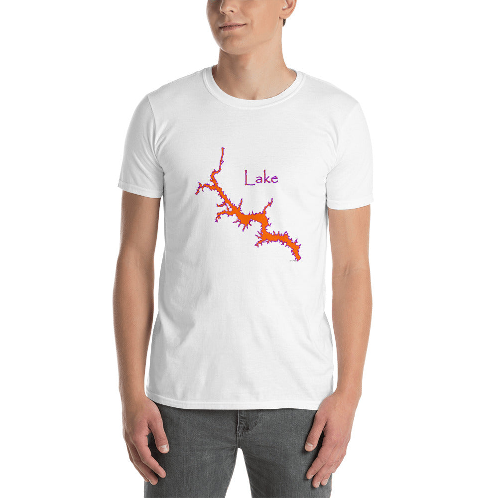 Lake Wateree Orange Purple Short-Sleeve Unisex T-Shirt