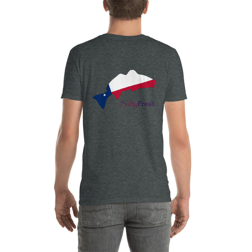 Texas Flag Red Drum Short-Sleeve Unisex T-Shirt