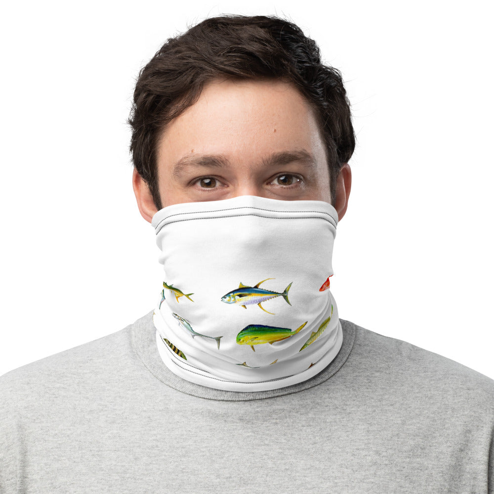 Saltwater Fishes Face Mask