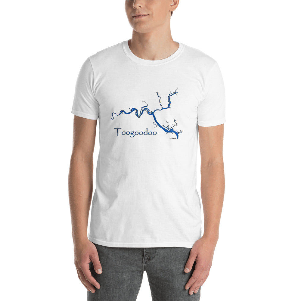 Toogoodoo Creek Blue Water Short-Sleeve Unisex T-Shirt