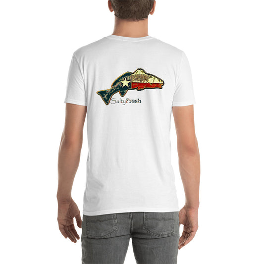 Texas Flag Redfish Short-Sleeve Unisex T-Shirt