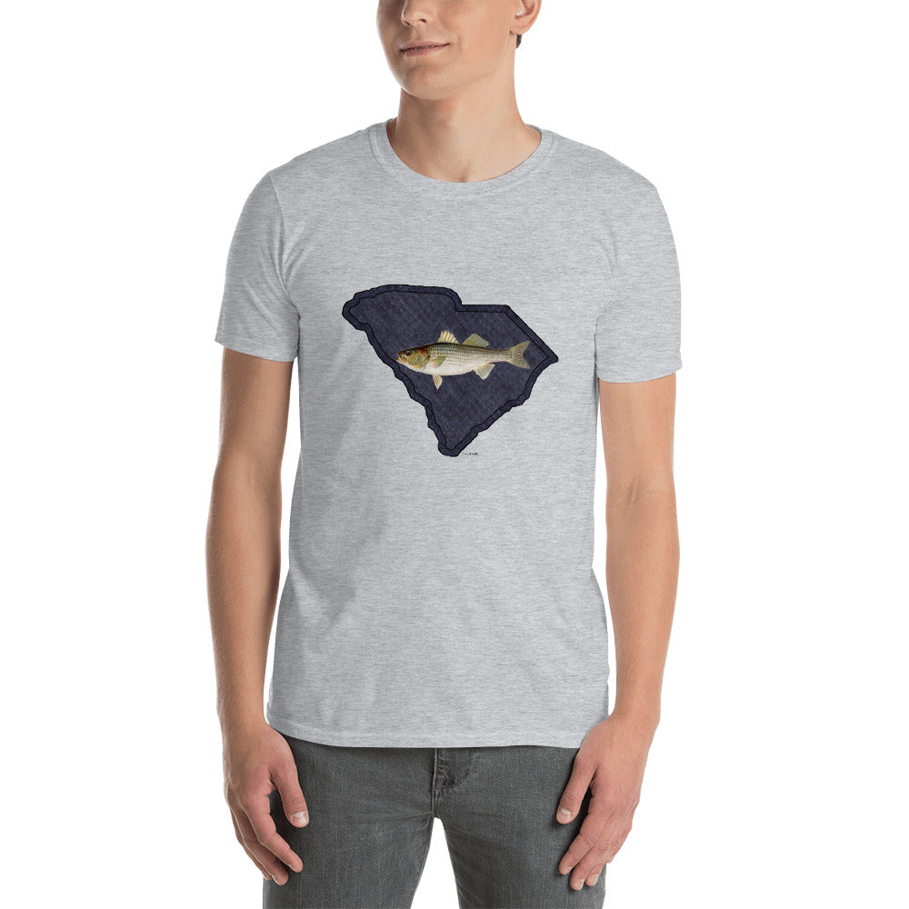 South Carolina Striped Bass Short-Sleeve Unisex T-Shirt