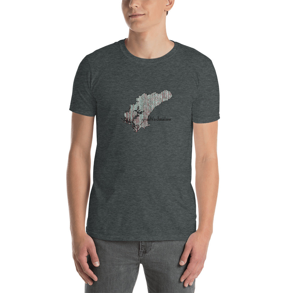 Wadmalaw Distressed Wood Short-Sleeve Unisex T-Shirt