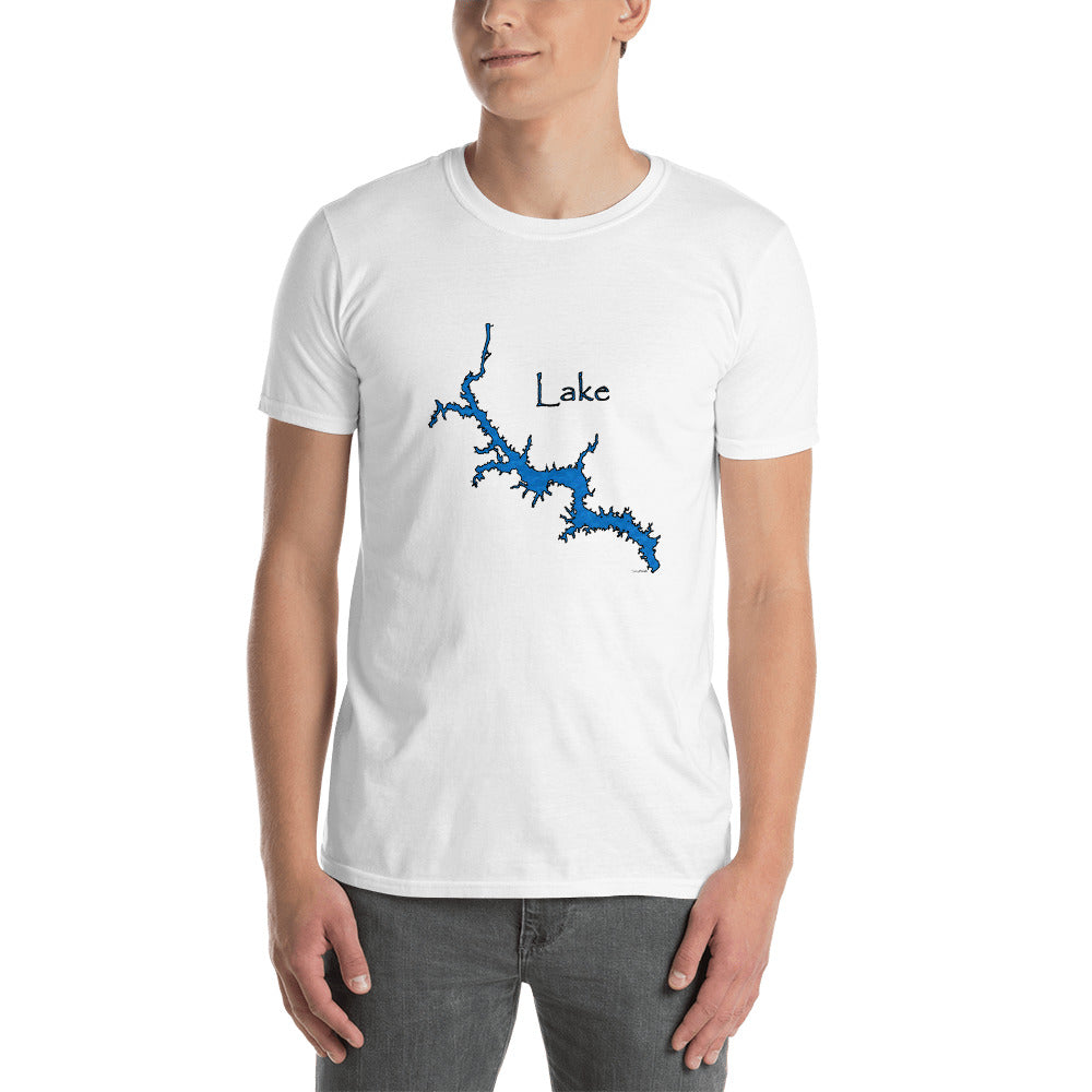 Lake Wateree Blue Water Short-Sleeve Unisex T-Shirt