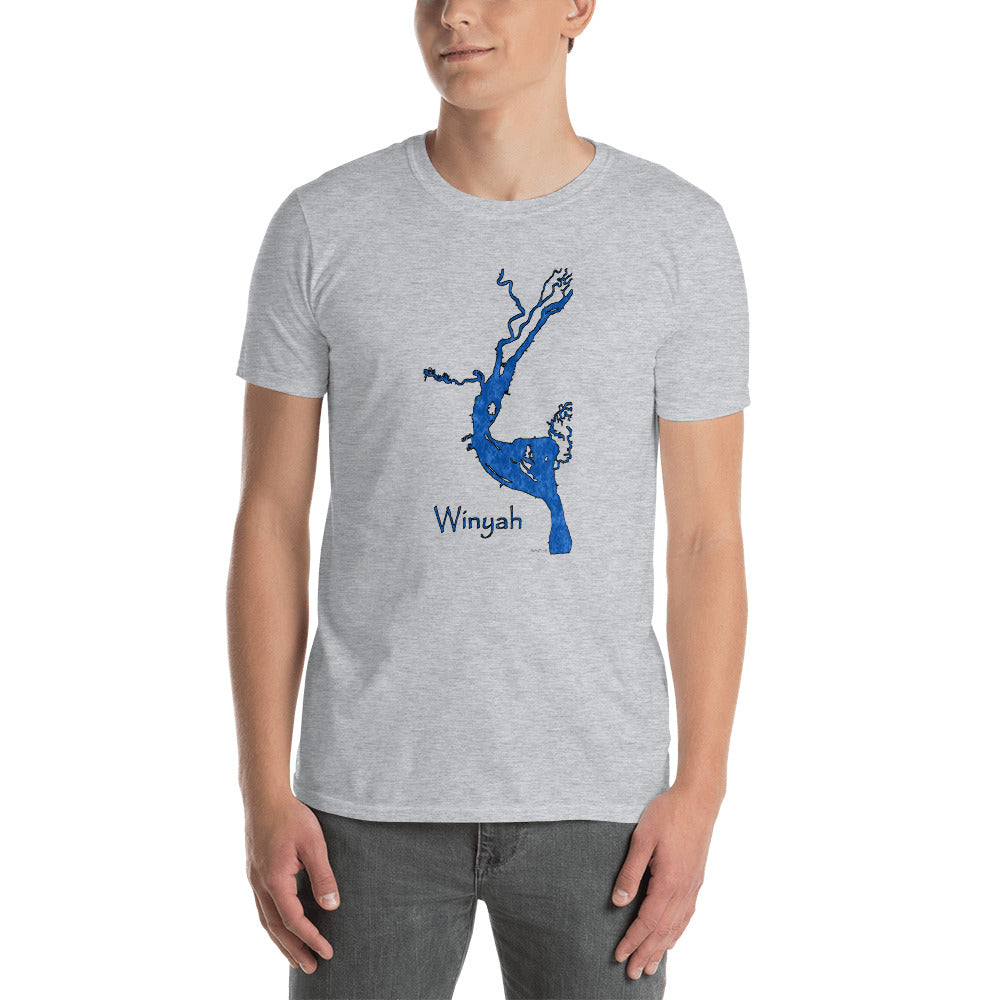 Winyah Bay Blue Water Short-Sleeve Unisex T-Shirt