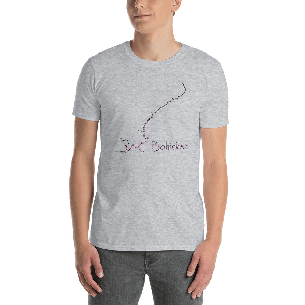 Bohicket Creek Pink Short-Sleeve Unisex T-Shirt