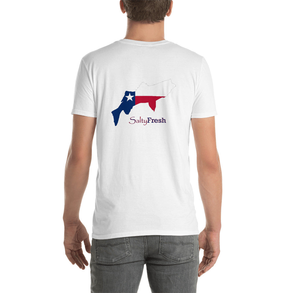 Texas Lone Star Striped Bass Short-Sleeve Unisex T-Shirt