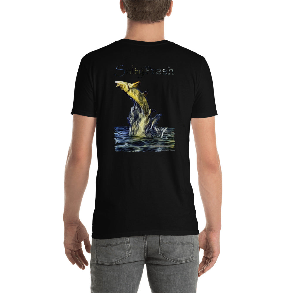 Jumping Tarpon Short-Sleeve Unisex T-Shirt