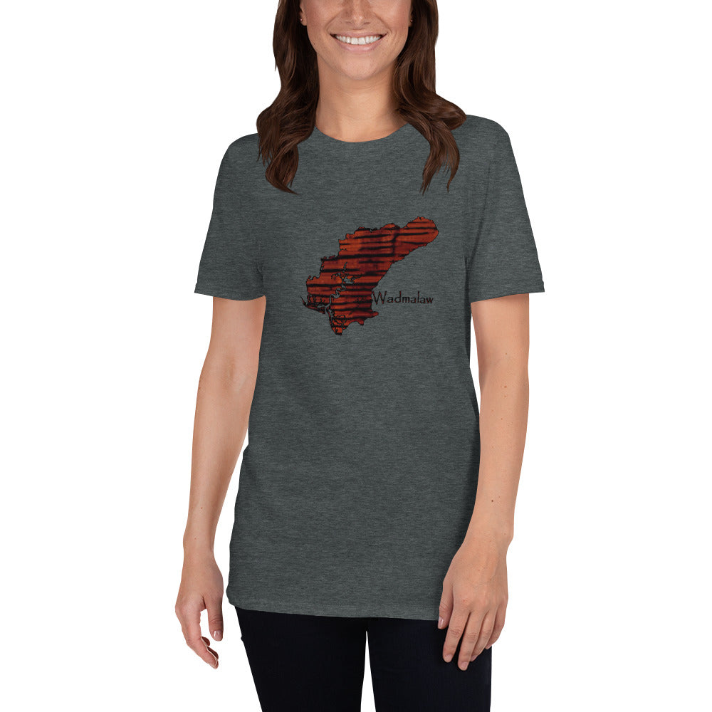 Wadmalaw Distressed Red Short-Sleeve Unisex T-Shirt