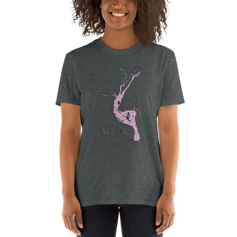 Winyah Bay Rustic Pink Short-Sleeve Unisex T-Shirt