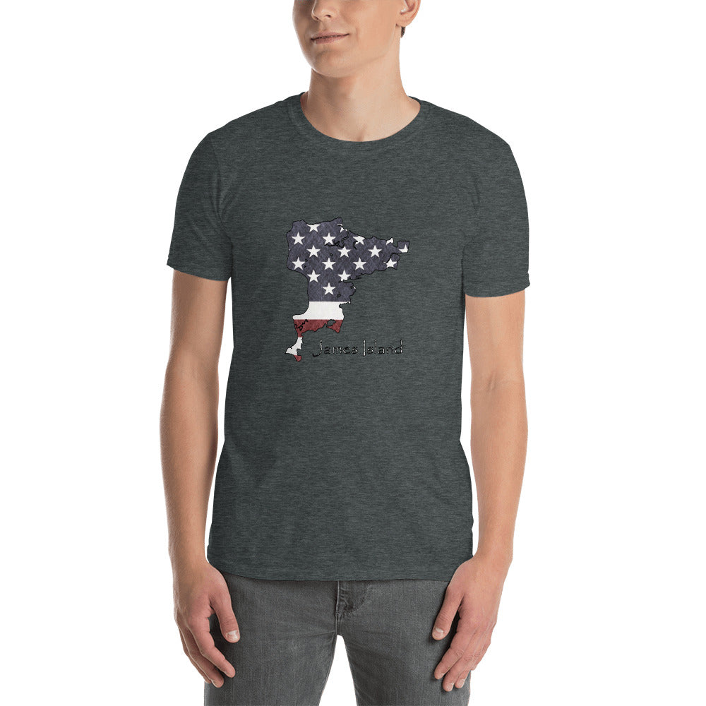 James Island US Flag Short-Sleeve Unisex T-Shirt