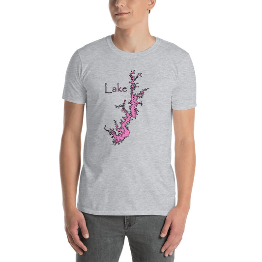 Lake Keowee Pink Short-Sleeve Unisex T-Shirt