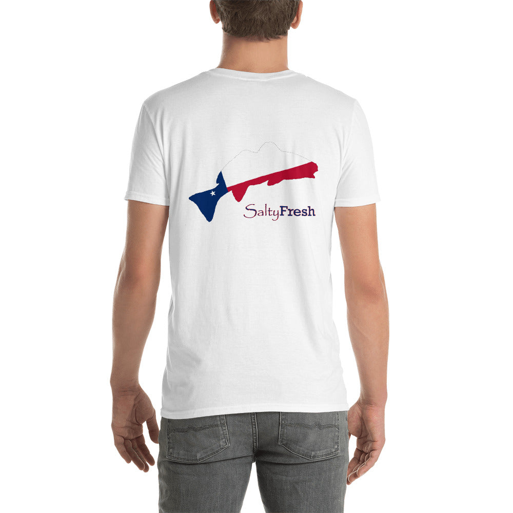 Texas Flag Red Drum Short-Sleeve Unisex T-Shirt